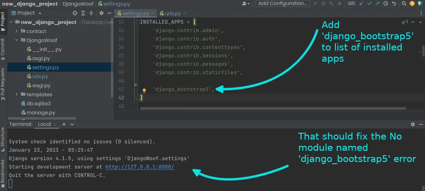 Fix No Module Named ‘django_bootstrap5’ ModuleNotFoundError In Python ...